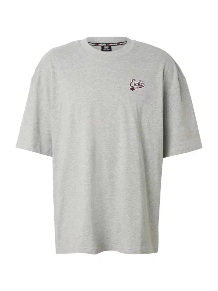 Ecko Unlimited Póló Breeze szürke / bordó fehér