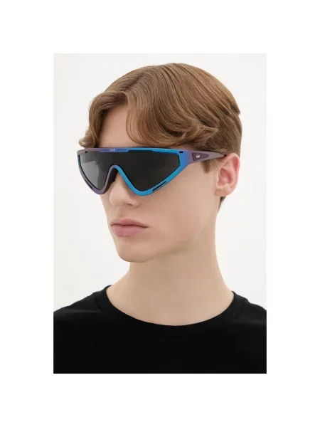 Emporio Armani okulary przeciwsłoneczne niebieskie