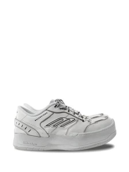 Sneakerși Balenciaga cu platformă alb