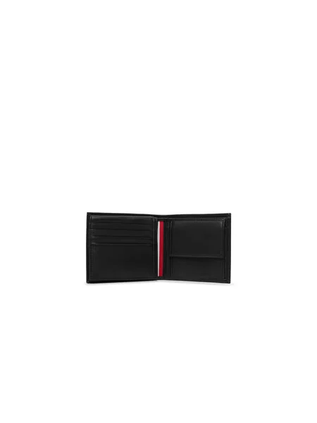 Tommy Hilfiger Pénztárca Th Seasonal Extra Cc And Coin fekete