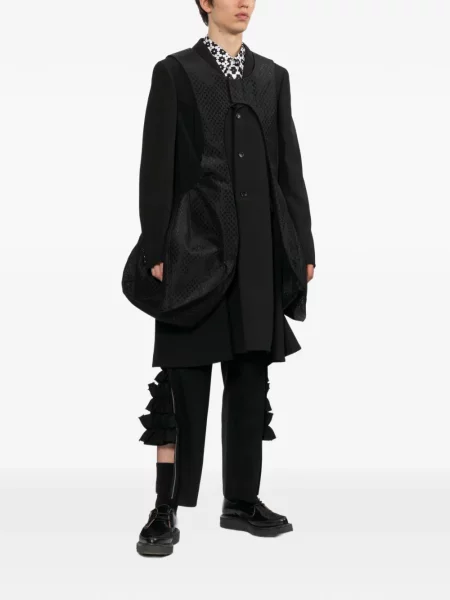 Παντελόνι Comme Des Garçons Homme Plus με βολάν μαύρο