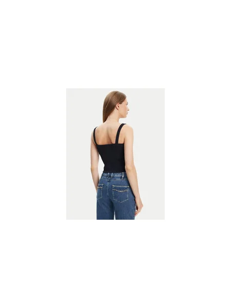 Guess Felső Regular Fit sötétkék