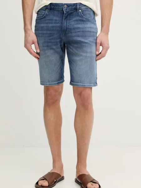 BOSS pantaloni scurți pentru bărbați din denim Re.Maine albastru