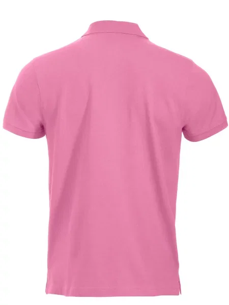 Clique Classic Lincoln S/S koszulka polo nowy nowoczesny krój – bright różowa