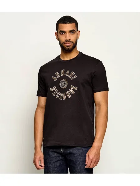 Armani Exchange Tricou maro