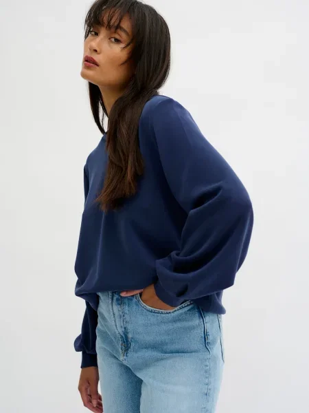 My Essential Wardrobe Majica temno modra
