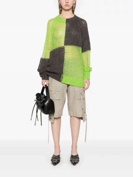 Pledas megztinis Acne Studios žalia