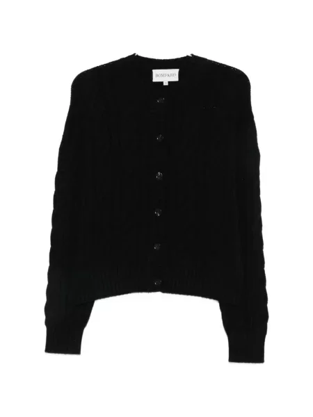 Cardigan Bompard din cașmir negru