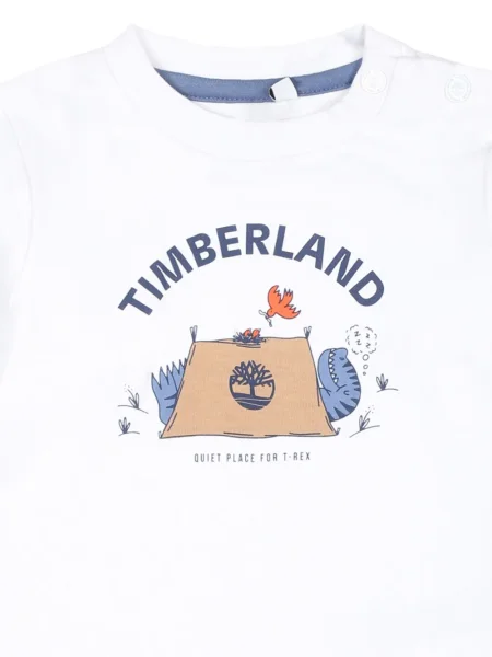 Koszulka dziecięca Timberland biała