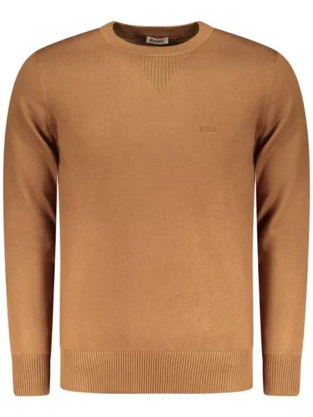 Pulover Rifle z okroglim izrezom rjava