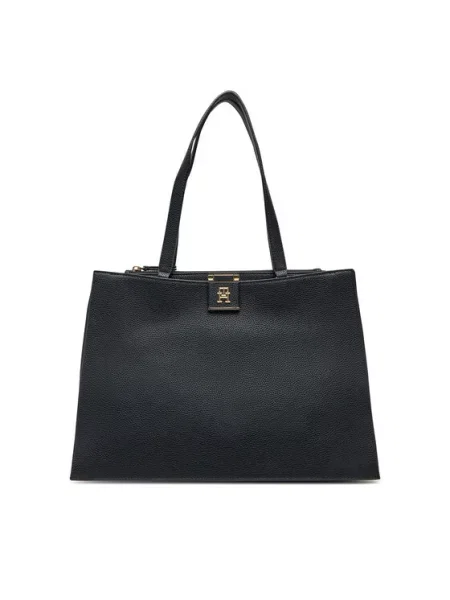 Rankinė Tommy Hilfiger Th Her Tote juoda