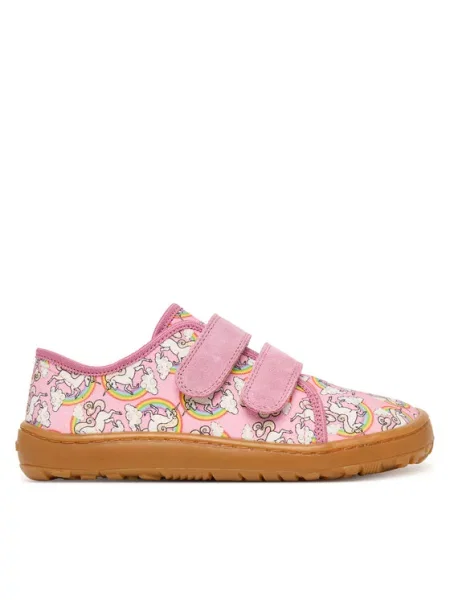 Copati Froddo Barefoot Canvas D roza