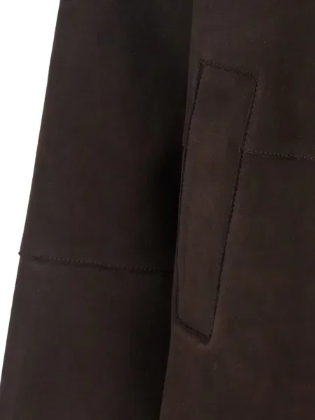 Geacă P.a.r.o.s.h. din piele de căprioară maro