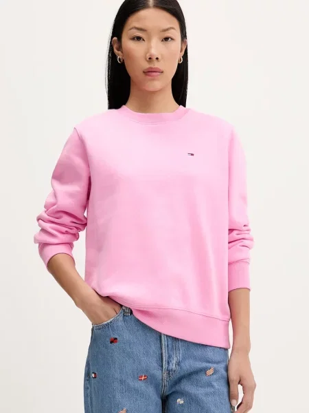 Tommy Jeans Bluza Flag jasny różowy