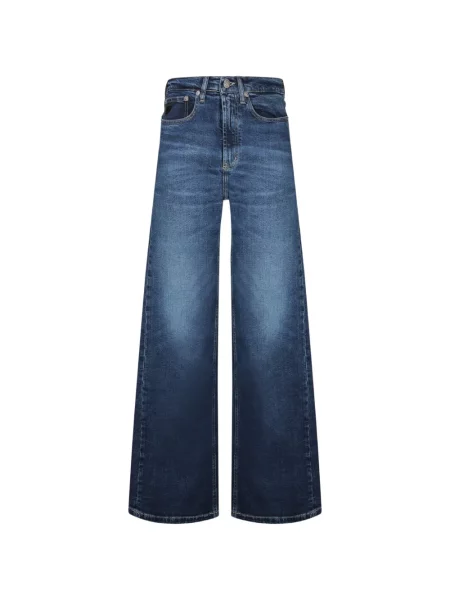 Blugi cu picior larg Lois Jeans albastru
