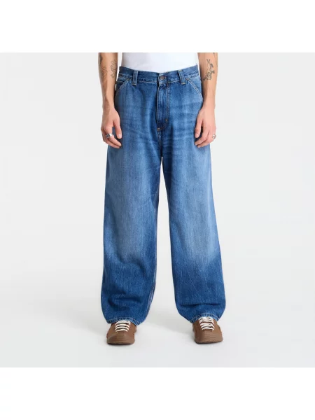 Jeansy Carhartt WIP OG Single Knee Pant Blue Marble Used Wash XL niebieskie