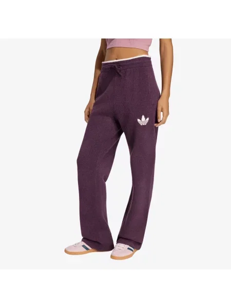Потници adidas Ess Knit Tipping Pants Noble Red/ Cream White XL бяло