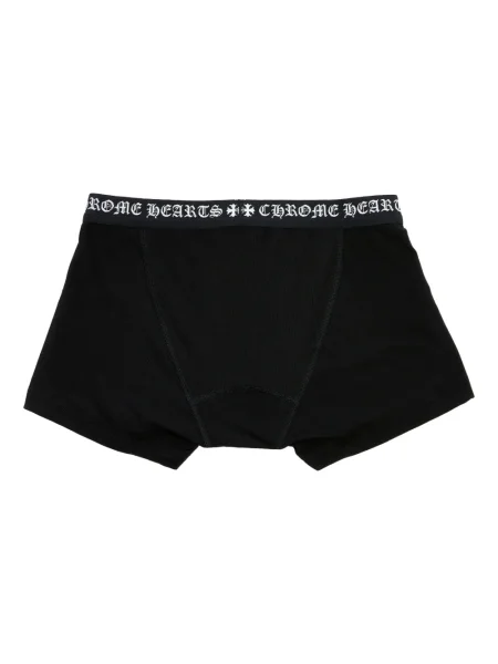 Боксерки Chrome Hearts със сърца с автограф черно