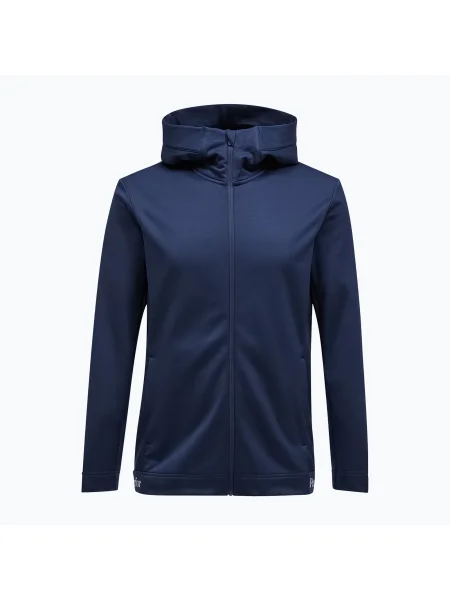 Мъжки суитшърт Peak Performance Rider Tech Zip Hood trekking blue shadow синьо