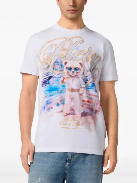 Tricou Philipp Plein alb