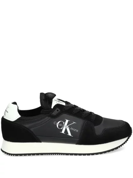 Sneakerși Calvin Klein Jeans cu imagine negru