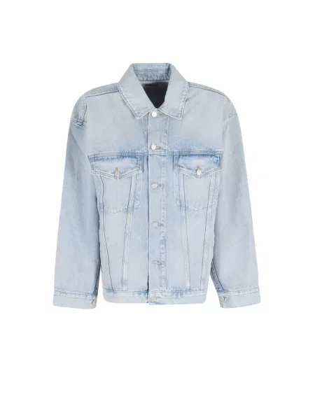 Kurtka jeansowa Agolde niebieska