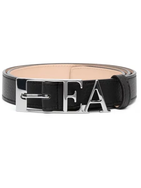 Curea Emporio Armani din piele negru