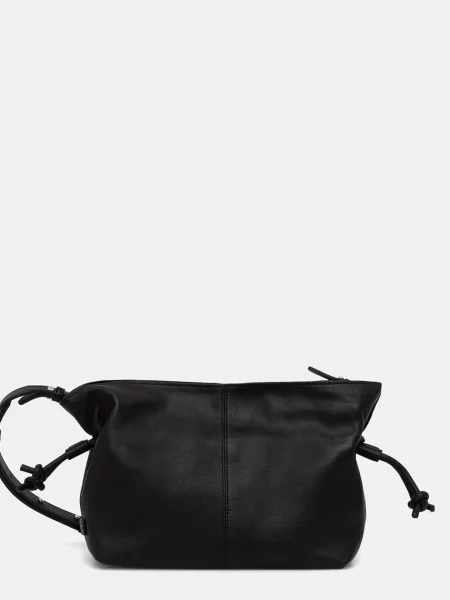 Marc O'Polo geantă crossbody pentru femei din piele negru