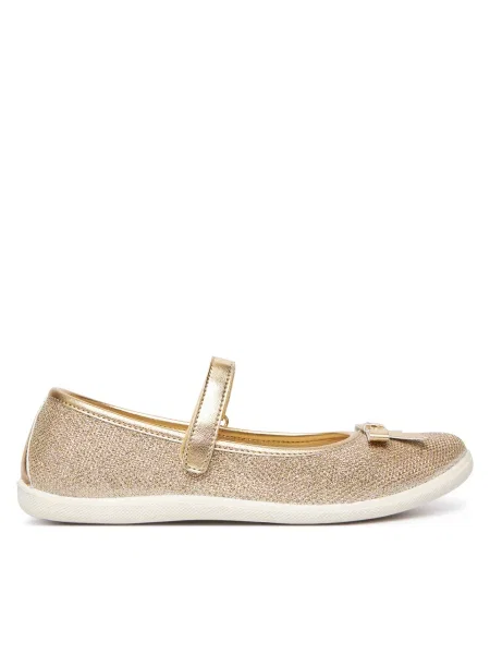 Балетки Naturino золотые