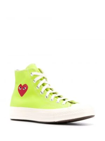 Tenisky Comme Des Garçons Play X Converse zelené