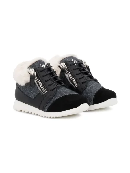 Sneakersy dziecięce Giuseppe Zanotti Runner czarne