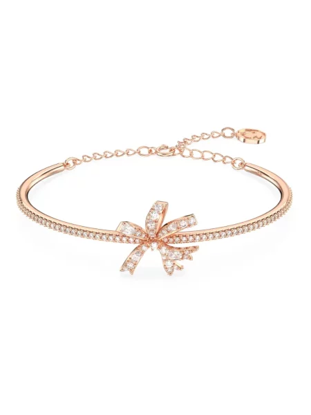 Bransoletka Swarovski z kokardką żółta