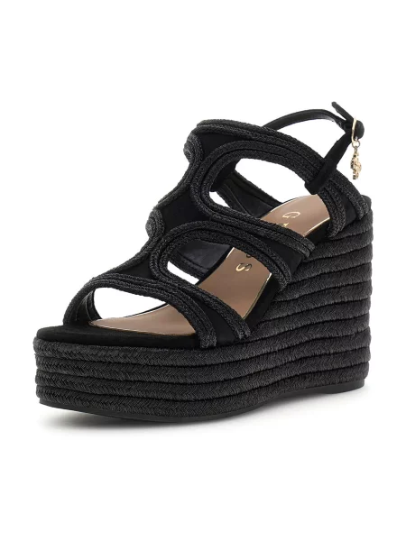 GUESS Sandali EVERS' črna