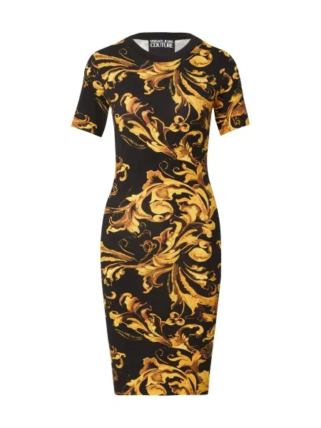 Versace Jeans Couture Rochie BAROCCO PORCELAIN negru