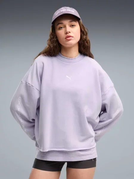 Свитшот Puma фиолетовый
