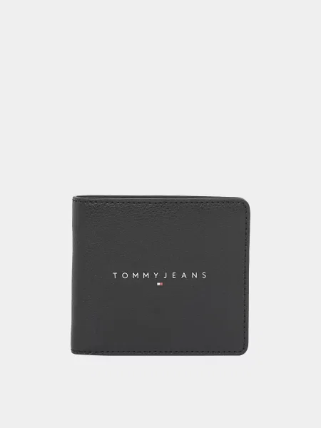 Кожаный кошелек Tommy Hilfiger черный
