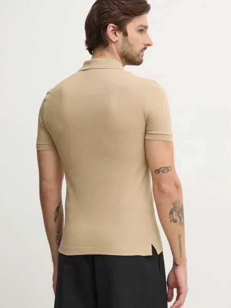 Lacoste polo de Koszulka Lacoste Pique Polo Shirt neted bej