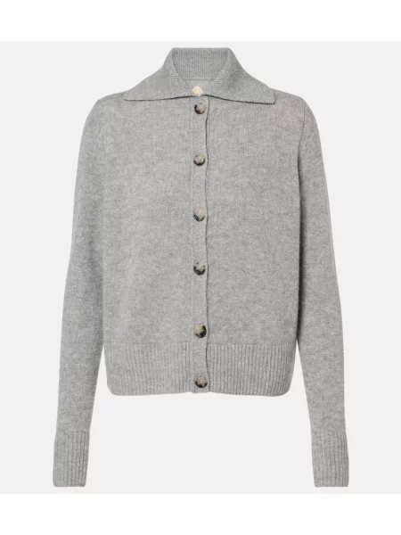 Cardigan Jardin Des Orangers din cașmir gri