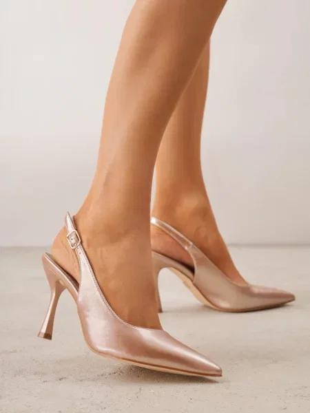 Pantofi stiletto Madede șampaniei