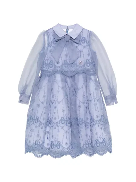 Sukienka dziecięca Elie Saab niebieska