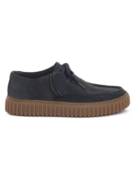 Pantofi Clarks din dantelă albastru
