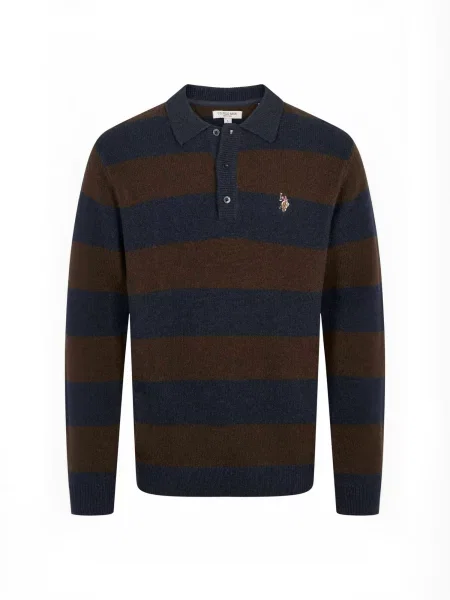 U.S. POLO ASSN. Cămașă UMEthan închis maro