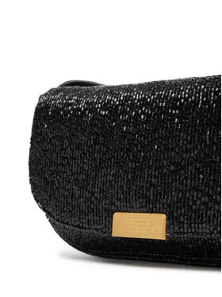 Tommy Hilfiger Kabelka Party Le Mini Crossover Beaded čierna