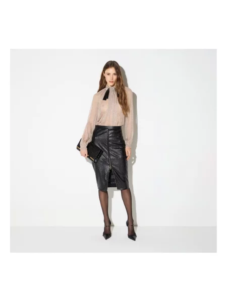 Blúzka Elisabetta Franchi béžová