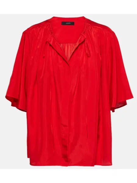 Bluză Joseph de mătase roșu