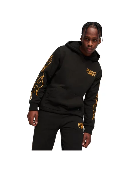 Bluza z kapturem Puma Caution Hoodie czarna