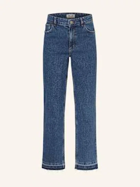 Baum Und Pferdgarten Straight Džíny Neoni dark blue denim modré