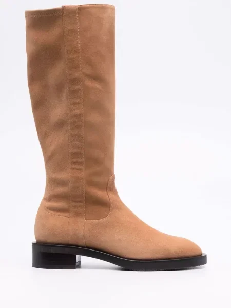 Semišové kozačky Stuart Weitzman hnědé