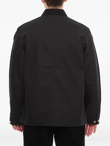 Gulerat geacă Carhartt Wip de catifea cord negru