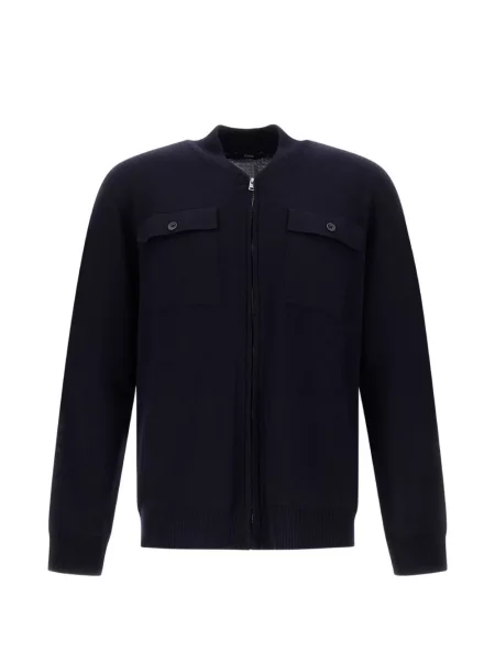 Cardigan Herno de lână albastru